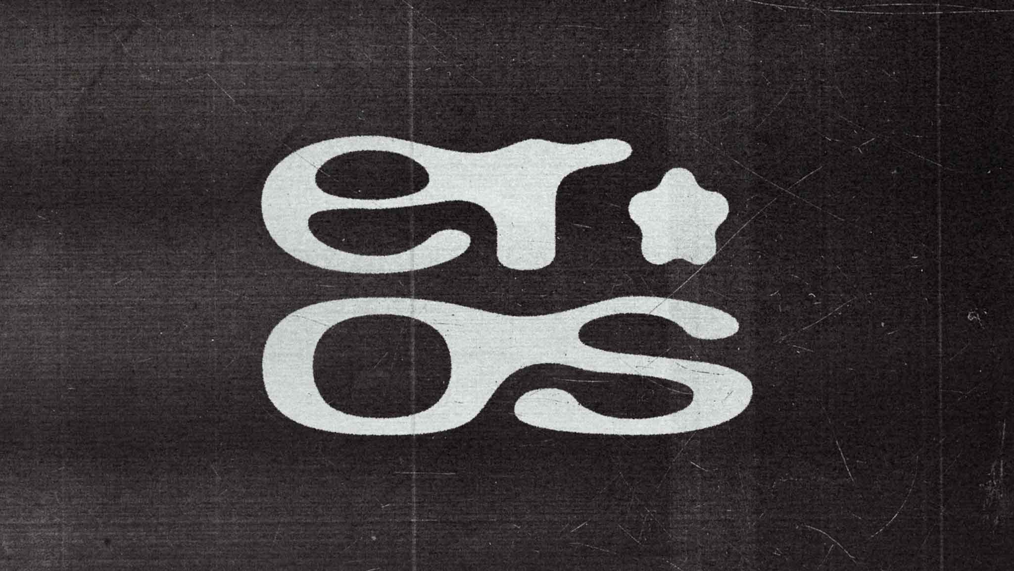 Logo Eros con textura papel